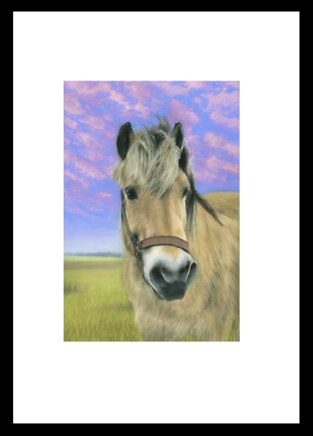 Print (small) 'UNYCKE' (Olde Manegepeerd)