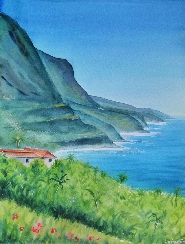 Vistas a la Isla Baja - 23 x 31 cm