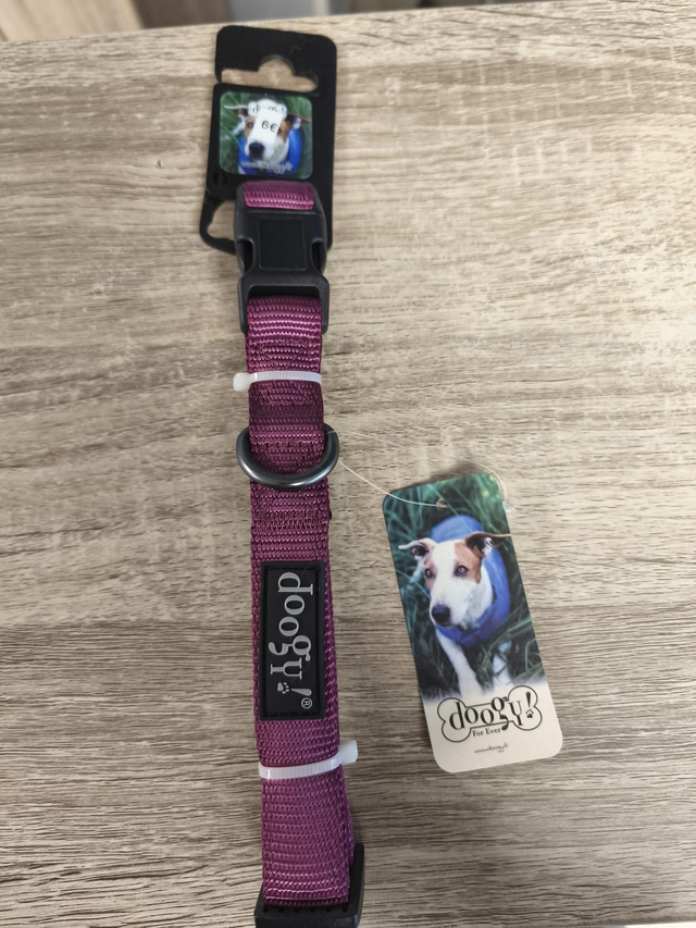 Doogy collier classic violet 37-54cm x 20mm