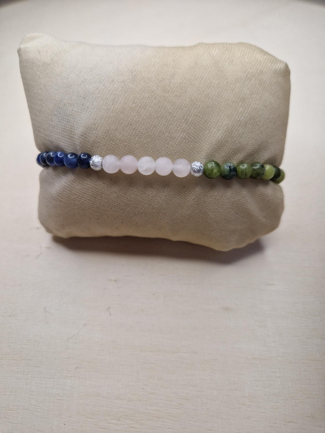 Jade, Quartz rose, Sodalite / 003