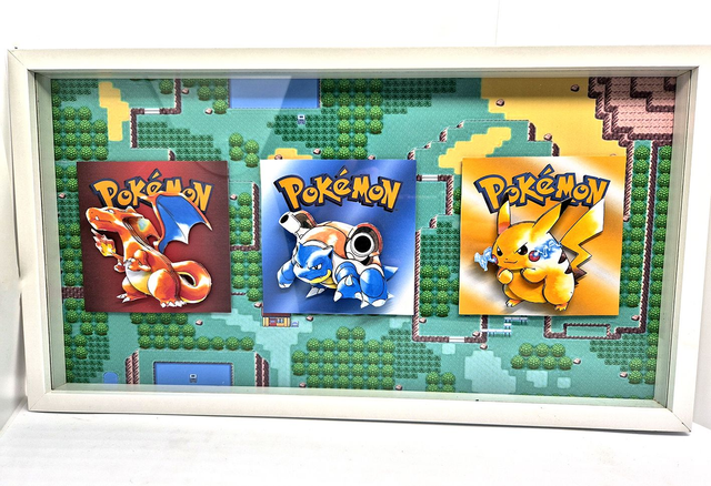 Cadre Pokemon 1ère génération avec 3D 