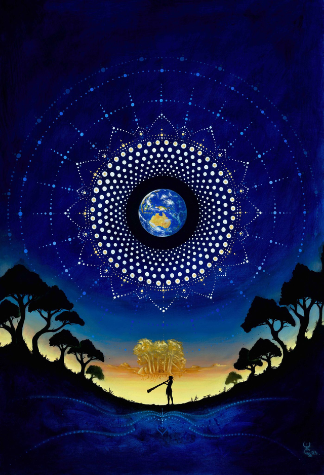 Carte postale Affiche Rêve de l'aborigène 2024