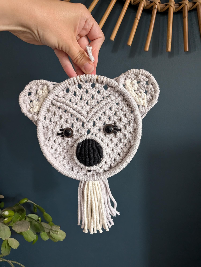 Décoration murale Koala "gris lune"