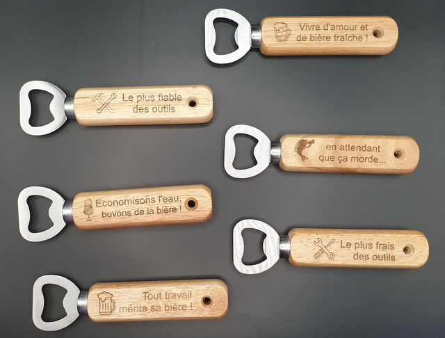 Décapsuleur personnalisé