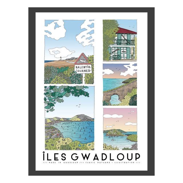 affiche iles gwadaloup