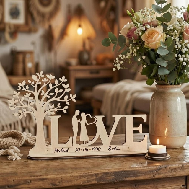 Couple Saint Valentin personnalisable 