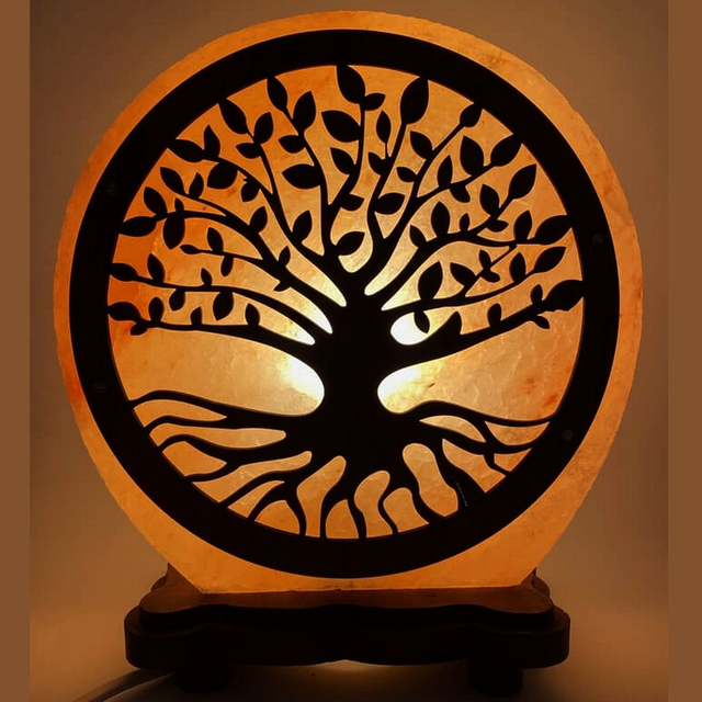 "Arbre de vie" - Lampe de sel à frame 5 kg