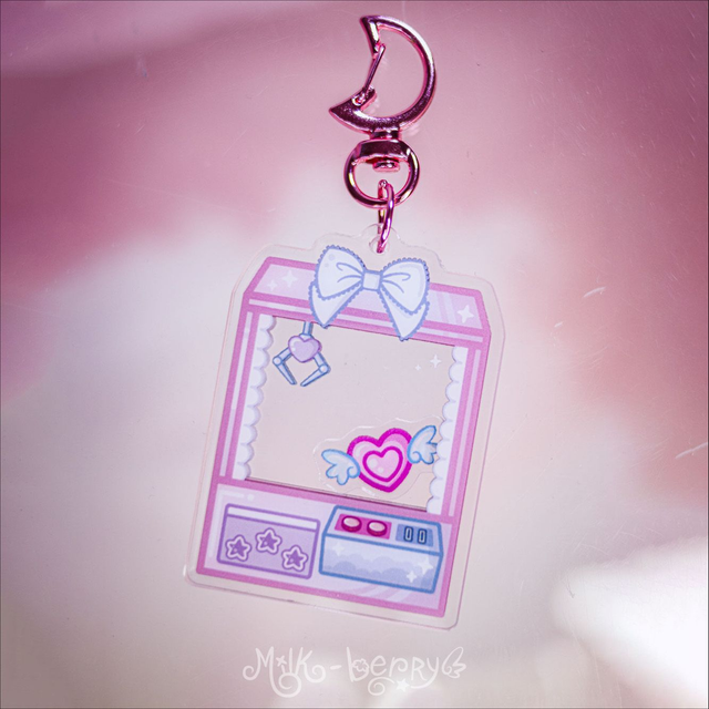Porte-clé Shaker Love Catcher Kawaii