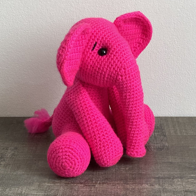 Peluche Bubba l'éléphant au crochet