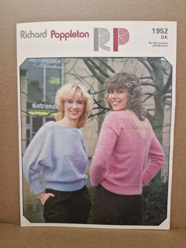 Richard Poppleton Knitting Pattern 1952