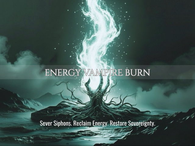 Energy Vampire Burn | Sever Siphons. Reclaim Energy. Restore Sovereignty | Same Day Delivery