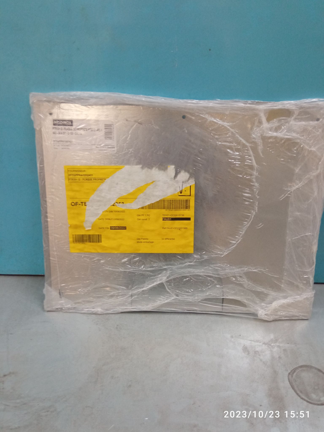 PTR30 - plaque de propreté sous rampant 460X360 24° à 31° D100 GALVA - 2PTGPPRA1002431 