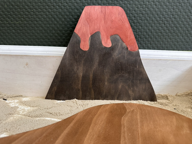 Mini storyscene - vulkaan 