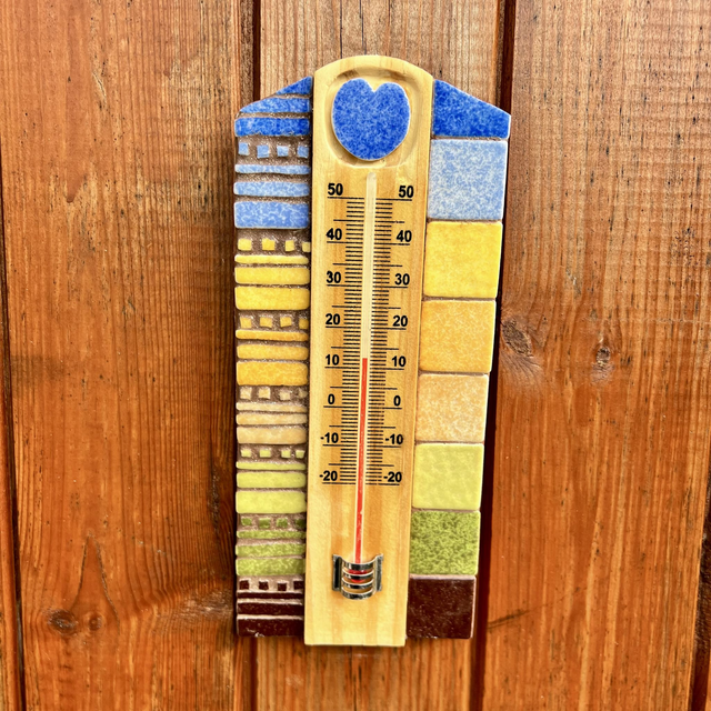 Mosaïque - Thermomètre d’ambiance - Intérieur/Extérieur (1)