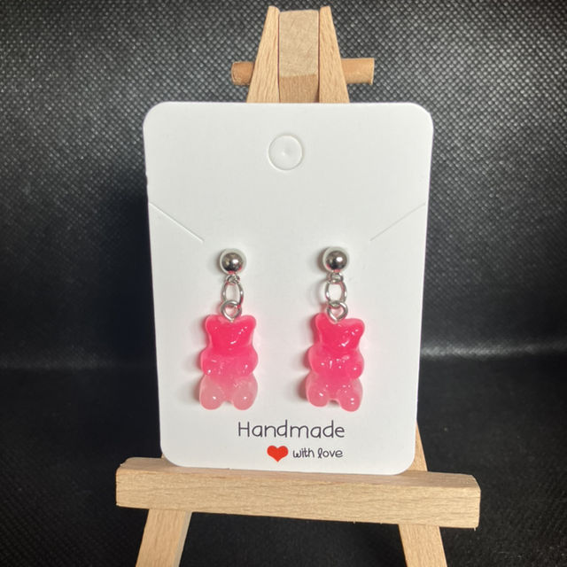 Pink Gummybear Earrings 