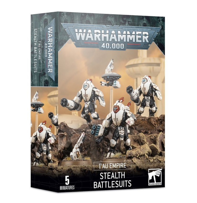 40k - Warhammer - T'Au Empire - Stealth Battlesuits
