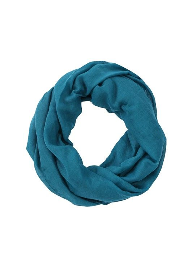 Loop aus Viskose petrol