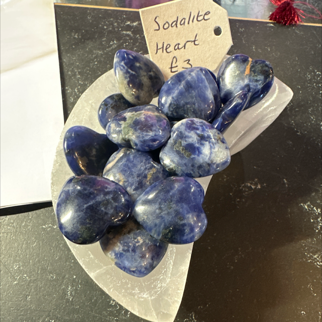 Sodalite Hearts Small 