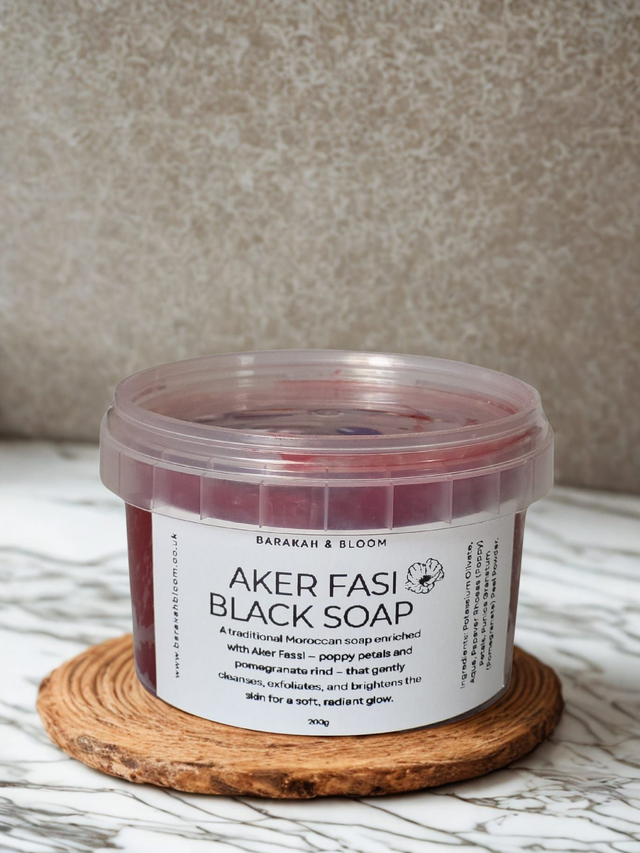 Moroccan Aker Fassi Black Soap 