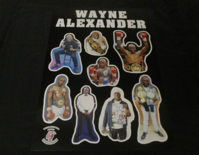 Wayne Alexander Boxer A3 Bubble Logo Poster
