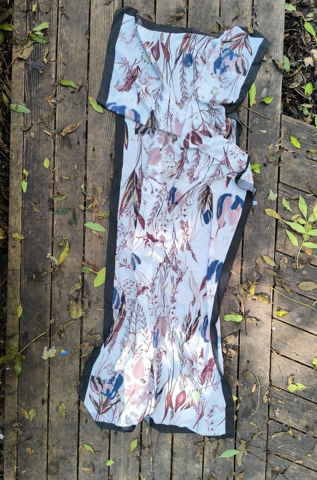 Kopftuch mit Muster Herbslaub