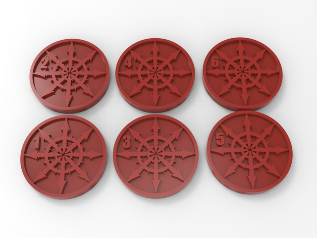 40k Objective Markers (Chaos)