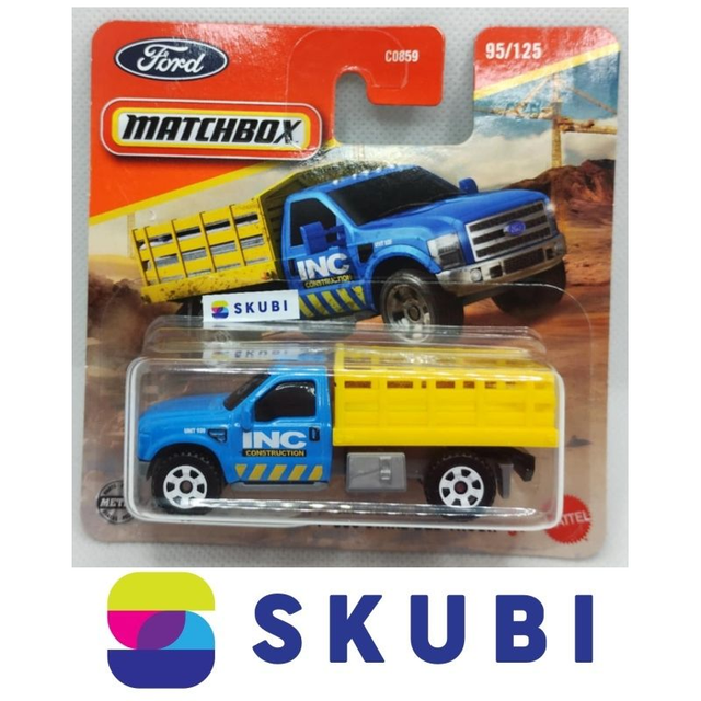 Ford F-350 Stake Bed Truck INC Construction - Matchbox 95/125