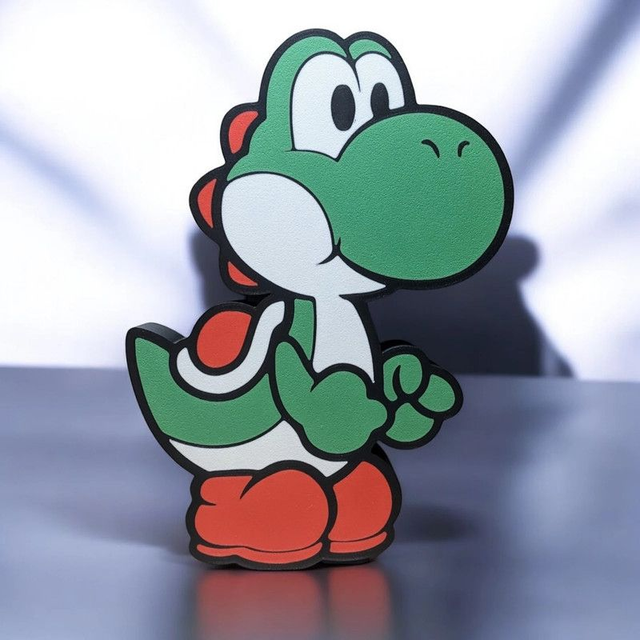 Lampe 3D Yoshi LED - Apporte une touche fun et colorée à ta déco ! 