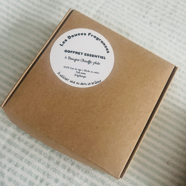Coffret Essentiel - 4 Bougies chauffe-plats 