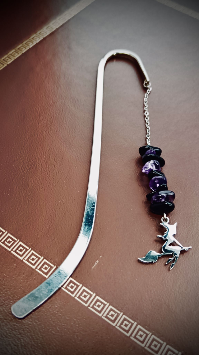 Marque page Sorcière (argenté)