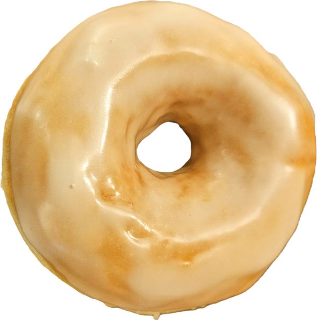 Donut mit Zuckerglasur