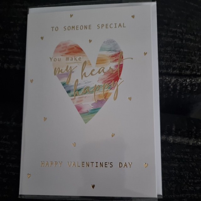 Valentines Day Card Open