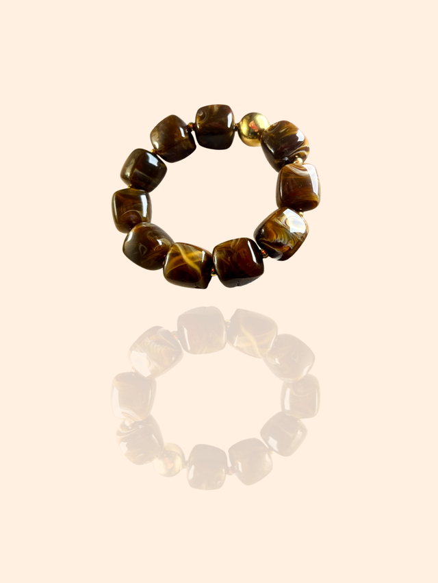 Bracelet « GALEÏA » marron 