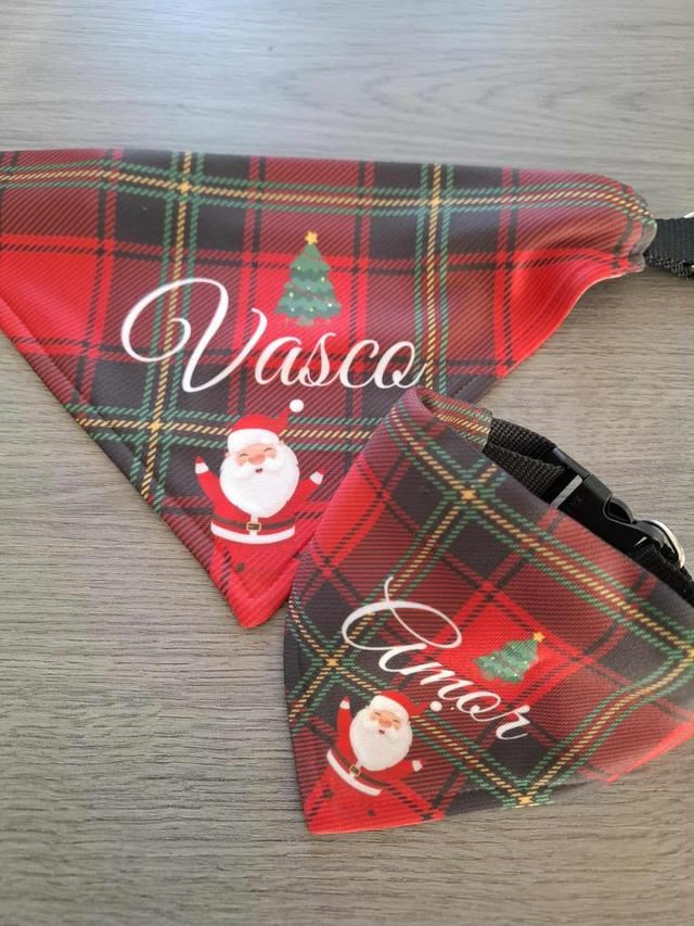 Bandana de Noël personnalisable S au XL