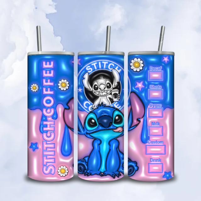 Tumbler 3D Starbuck Stitch