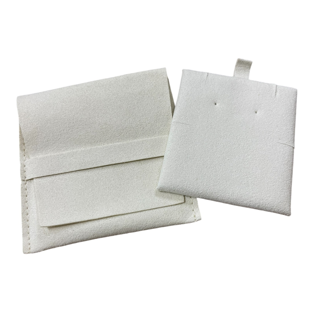 Pochette velours beige 