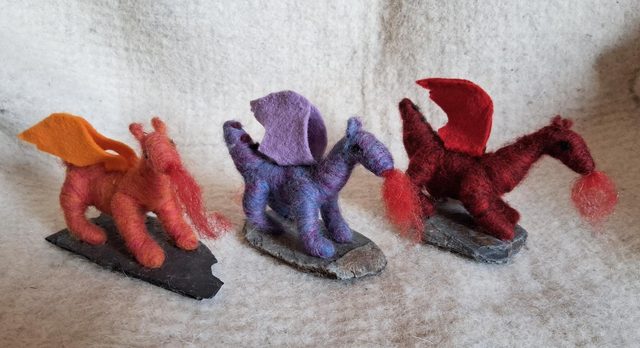 Needle Felt Mini Dragons