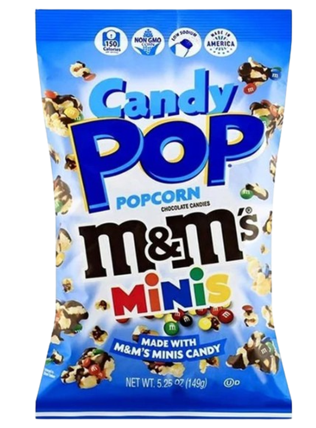 Candy Pop Popcorn M&amp;m's Minis ( le paquet de 149g ) 