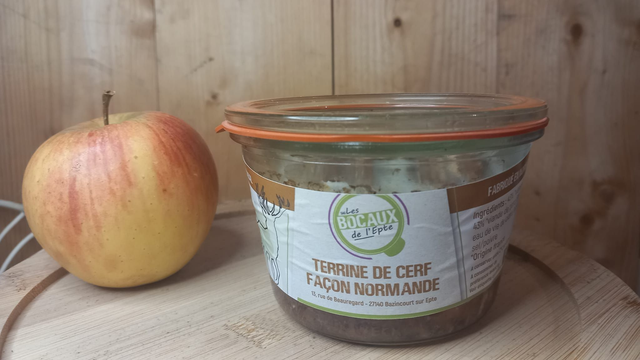 Terrine de cerf façon normande