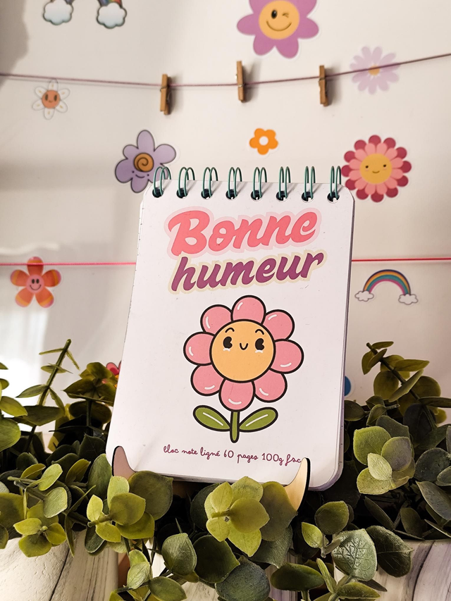 Bloc notes 60 pages spirales