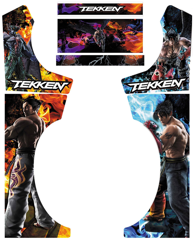 Borne Arcade 33 stikers differents 