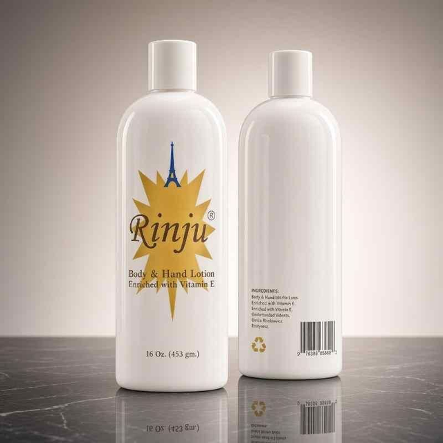 Rinju Body & Hand Lotion with Vitamin E – 16oz | Body & Hand Care