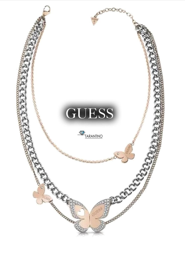 Guess Love Butterfly Collana Gioiello Donna UBN78037