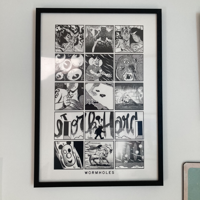 Wormholes 4 / silkscreen 