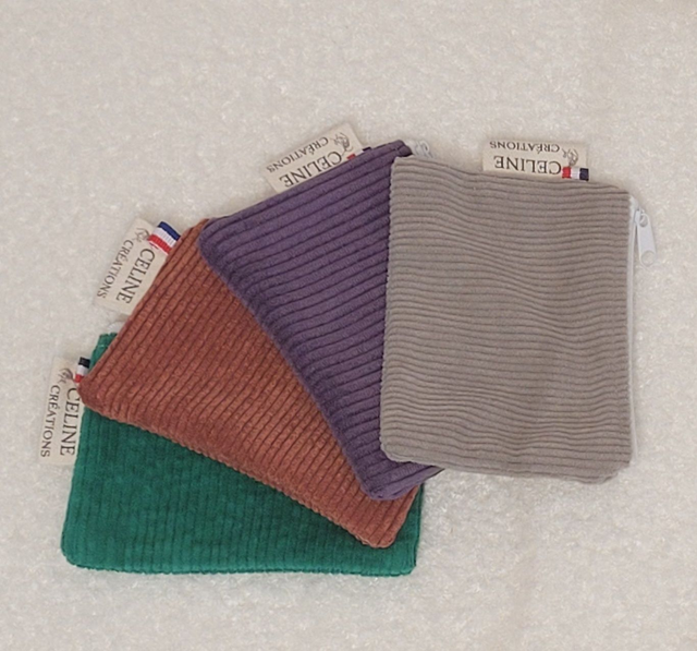 Porte monnaie velours