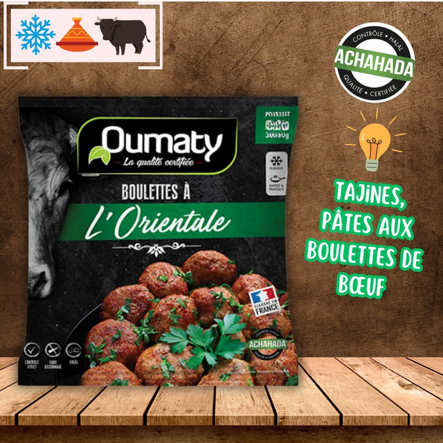 🐮 Boulettes à l&#039;Orientale 🍝 (Bœuf) OUMATY ❄️ 