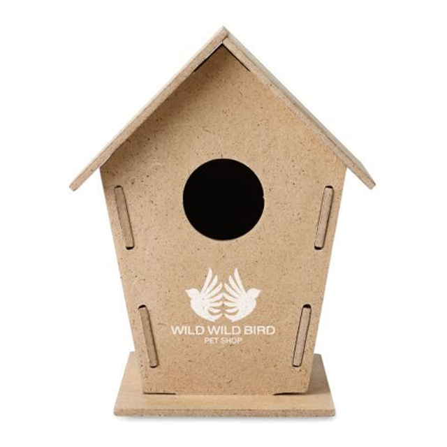 Wooden bird house