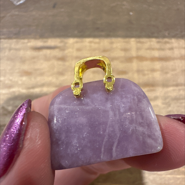 Lepidolite Handbag 