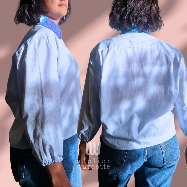 Chemise upcyclée Anna – Taille M