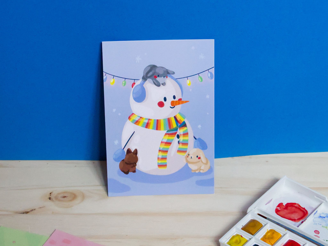 Bonhomme de neige · A6